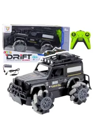 Teren�wka R/C obr�t O 360 1:12 czarny LeanToys