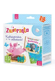 Zwierz�ta. Ksi��eczka i cztery uk�adanki. Puzzle dla malucha