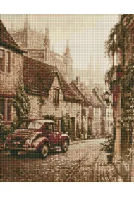 Ideyka Diamentowa mozaika - Stare Miasto 40x50cm