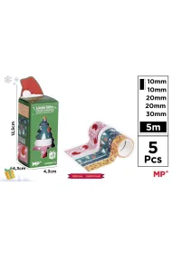 Mp Main Paper TA�MY DEKORACYJNE �WI�TECZNE BN WASHI OP5SZT MP CH57004-3