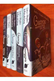 Pakiet George i kosmos. Tomy 1-5: Tajny klucz do wszech�wiata, Poszukiwanie kosmicznego skarbu, Wielki wybuch, Niezniszczalny kod, B��kitny ksi�yc