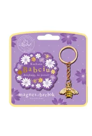 Set Magnes + Brelok dla Babci - Kochana Babciu, pszcz�ka