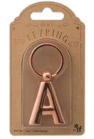 If Metalowy brelok do kluczy litera A Keyring