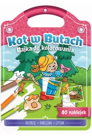 Bajka do kolorowania. Kot w butach