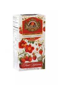 Basilur Herbata owocowa napar Strawberry&Raspberry w saszetkach 25 x 2 g