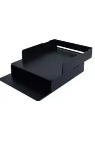 Olife Szuflady na dokumenty kuwetki czarny 2 szt.