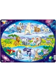 Uk�adanka Larsen Maxi Animals Around the World Tactic