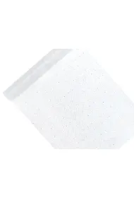 PartyDeco Organza z nadrukiem bia�a 0,48x9m 1 szt.