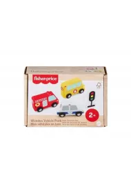 Fisher Price Samochody drewniane Mattel