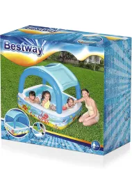 Basen dmuchany z daszkiem 140x140x114 B52192