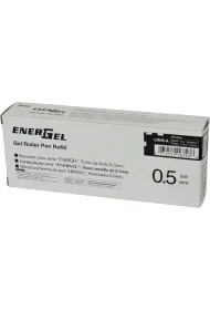 Pentel Paczka Wk�ady do cienkopisu kulkowego EnerGel czarne LRN5-AX 12 sztuk