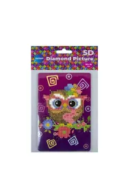 Panta Plast Diamentowa mozaika ze sztalug� - Sowa 10x15cm