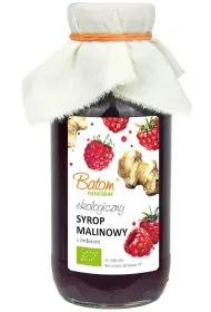Batom Syrop malinowy z imbirem 330 ml Bio