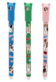 Happy Color D�ugopis wymazywalny Puppy Party 0.5mm niebieski MG
