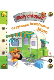 Przyczepa kempingowa J�zia. Ma�y ch�opiec