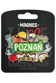 Pan Dragon Magnes Pozna� drewniany