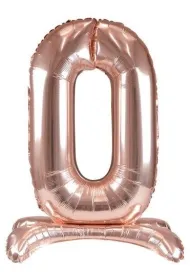 Arpex Balon foliowy stoj�cy r�owe z�oto 0 90cm