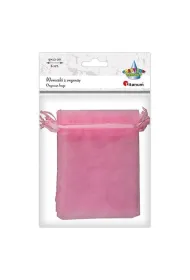 Titanum Woreczki z organzy r�owe 9x12cm 6 szt.