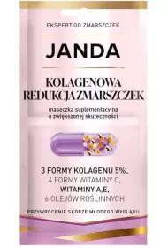 Janda Maseczka suplementacyjna do twarzy Kolagenowa Redukcja zmarszczek 8 ml