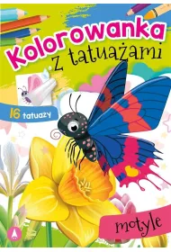 Kolorowanka z tatua�ami. Motyle
