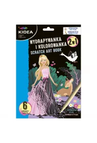 Wydrapywanka i kolorowanka 2w1 Ksi�niczki