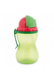 Canpol Babies Bidon ze skadan rurk silikonow zielony 370 ml