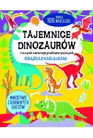 Ksi��ka z naklejkami. Tajemnice dinozaur�w