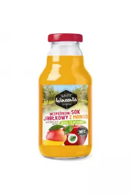 Sady Wincenta Sok 100% jabkowy z mango naturalnie mtny toczony NFC 330 ml