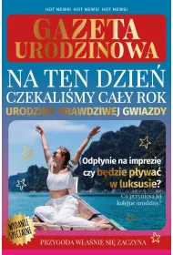 Armin Style KARNET URODZINY 130X210 Z KOP GAZETA UR AS-53