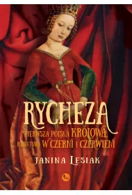 Rycheza, pierwsza polska kr�lowa. Miniatura w czerni i czerwieni