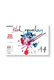 Penword Blok rysunkowy A4 bia�y 80g 20 kartek