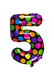 Arpex Balon stoj�cy 5 w kropki 61 cm