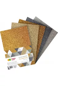 Happy Color Arkusze piankowe GLAMOUR Brokat A4 5 szt.