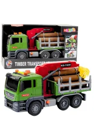 Ci�ar�wka transport z transportem drewna LeanToys