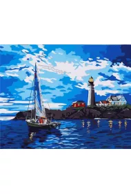 ArtiFly Malowanie po numerach - Wycieczka do latarni 40x50