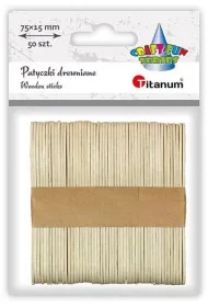 Titanum Drewniane patyczki �y�eczki 1.5 x 7.5 cm