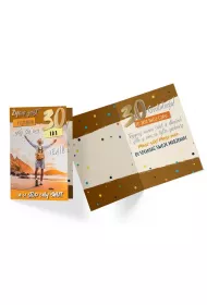 Kukartka Karnet B6 PP-2189 Urodziny 30 power