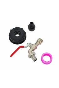 Awtools Kran ogrodowy do zbiornika cynk niklowany 1/2" gwint zewntrzny 3/4" mauzer