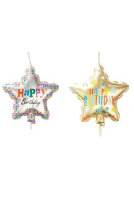 GoParty �wieczka w kszta�cie balonu Happy Birthday