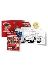 Kukartka Karnet A5 DSP-003 Urodziny Auta (kolorowanka)
