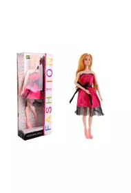 Lalka Beryl Fashion sukienka z czarnymi akcentami Pro Kids