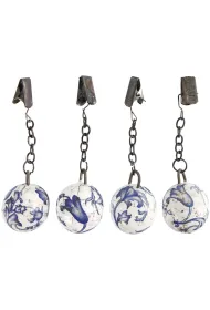 Esschert Design Obciniki do obrusu ceramiczne 4 szt.