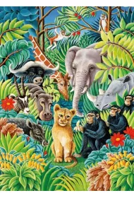Museums & Galleries Karnet B6 z kopert� Jungle Party