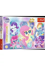 Puzzle 100 el. Glitter. B�yszcz�ce kucyki. My Little Pony Trefl