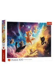 Puzzle 500 Kosmiczne kotki Trefl