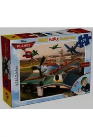Puzzle dwustronne 108 el. maxi Planes Lisciani
