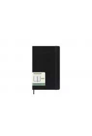 Kalendarz 2025 12M Moleskine L tygodniowy czarny 13x21