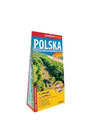 Polska mapa samochodowa 1:750 000 laminat 2026