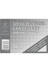 Dzienne zestawienie sprzeday udokumentowanej K-14