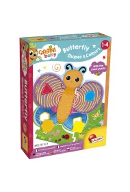 Carotina Baby. Puzzle 29 el. Motylki, ksztaty i kolory Lisciani